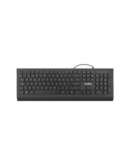 CoolBox TECLADO USB TECLAS CHOCOLATE 1.8M DE CABLE 610G. SILENCIOSO