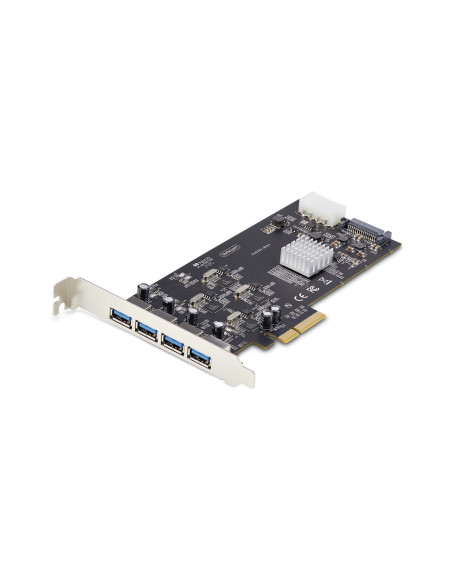 StarTech.com Tarjeta PCI Express de 4 Puertos USB-A - Tarjeta PCIe