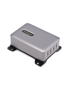 StarTech.com Cargador USB-C de 4 Puertos - Total 240W - Un Puerto 140W EPR - PD 3.1 - con Tornillos de Fijación - Montaje en Sup