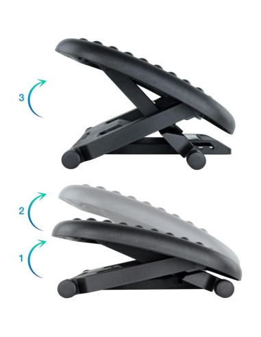 REPOSAPIES ERGONOMICO TOOQ CONFORT BLACK