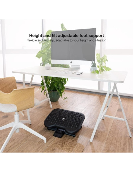REPOSAPIES ERGONOMICO TOOQ CONFORT BLACK