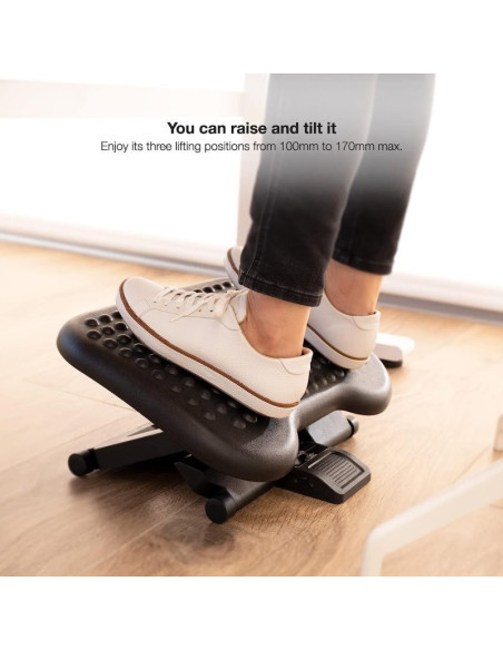 REPOSAPIES ERGONOMICO TOOQ CONFORT BLACK