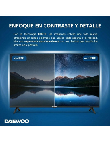 TELEVISOR DAEWOO 40 LED FHD USB SMART TV VIDAA WIFI BLUETOOTH