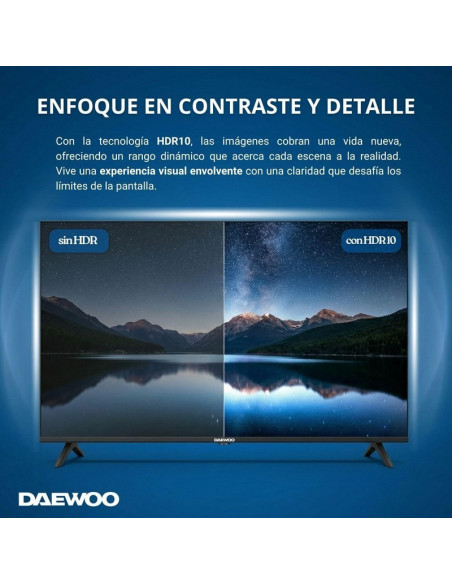 TELEVISOR DAEWOO 40 LED FHD USB SMART TV VIDAA WIFI BLUETOOTH