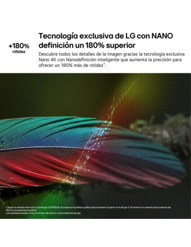 TELEVISOR LG 75 NANOCELL UHD 4K USB SMART TV HBBTV WIFI BLUETOOTH