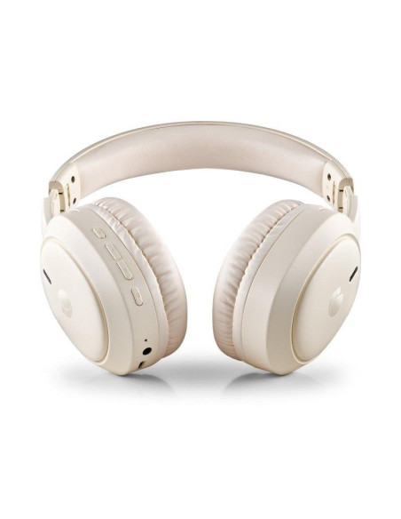 AURICULARES NGS ARTICA TEMPEST WIRELESS BLUETOOTH/MICROFONO/JACK BEIGE