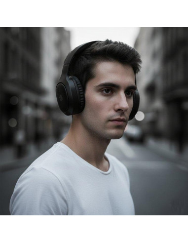 AURICULARES NGS ARTICA TEMPEST WIRELESS BLUETOOTH/MICROFONO/JACK BLACK