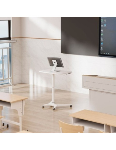 SOPORTE SOBREMESA AISENS MONITOR/POS 10 - 27 INCLINABLE WHITE