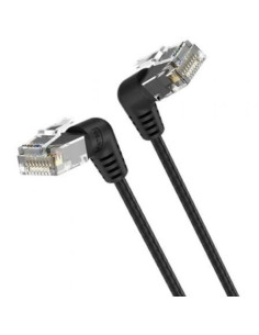 CABLE DE RED CAT6A UTP 1M VENTION ACODADO BLACK