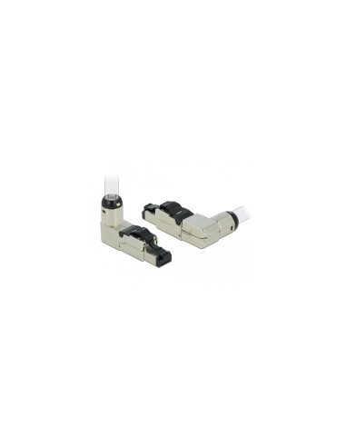 DeLOCK conector 1 x RJ-45 Cat6a S/UTP (STP) Gris
