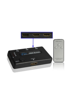 SWITCH HDMI 3 PUERTOS 1080P CON MANDO CROMAD