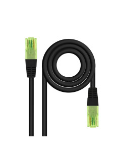 Nanocable Cable de Red Latiguillo RJ45 CAT.6 UTP AWG26 CCA, Negro, 20