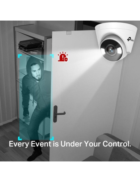 CAMARA IP TP-LINK VIGI TURRET INTERIOR MICROSD 4MP 2.8MM IR IP67 POE