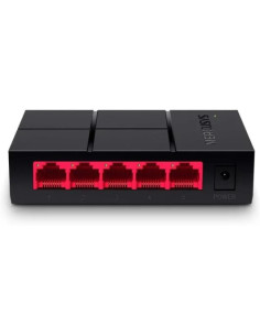 SWITCH MERCUSYS 5 PUERTOS 10/100/1000 NEGRO