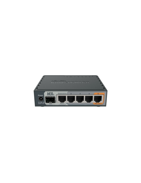 SWITCH MIKROTIK RB760iGS 5 PTOS GIGABIT NEGRO RB760iGS