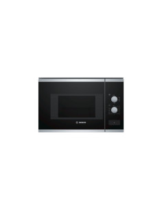 Bosch BFL520MS0 microondas Integrado Microondas combinado 20 L 800 W Negro, Acero inoxidable