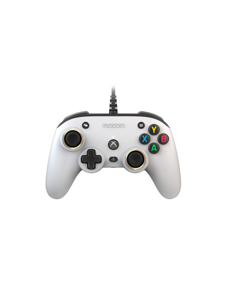 NACON Pro Compact Controller Blanco USB Gamepad Xbox One, Xbox Series S, Xbox Series X