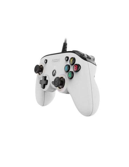 NACON Pro Compact Controller Blanco USB Gamepad Xbox One, Xbox Series S, Xbox Series X