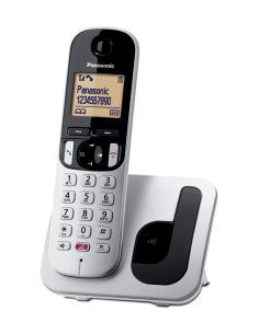 Panasonic KX-TGC250 Teléfono DECT Identificador de llamadas Negro, Gris