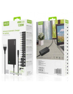CARGADOR UNIVERSAL PARA PORTATILES 15-20V 120W GREEN LYCA 2