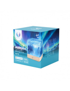 LAMPARA PROYECTOR CON LUZ EFECTO AURA 16 COLORES Y MANDO A DISTANCIA 2