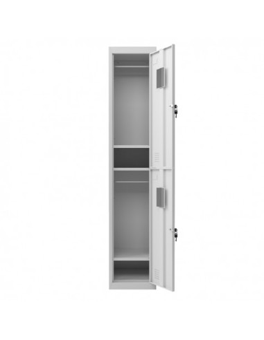 TAQUILLA METÁLICA 2 PUERTAS 1800X300X500MM CROMAD