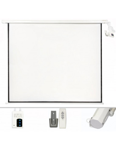 PANTALLA PROYECCION MOTORIZADA 2 X 2MTR CROMAD