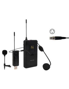 MICROFONO DE CABEZA Y SOLAPA UHF FONESTAR