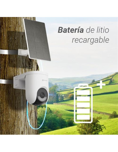 CÁMARA DE VIGILANCIA CON PANEL SOLAR 4G Y WIFI