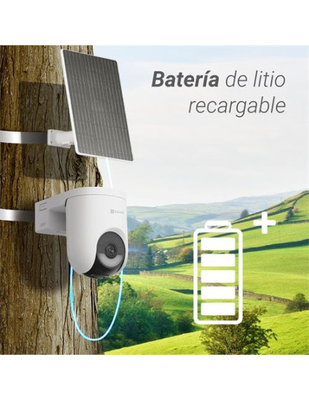 CÁMARA DE VIGILANCIA CON PANEL SOLAR 4G Y WIFI