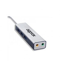 TARJETA DE SONIDO USB APPROX 5.1 + HUB USB 3.0