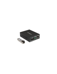 StarTech.com Conversor Compacto de Medios Ethernet Gigabit a Fibra 2