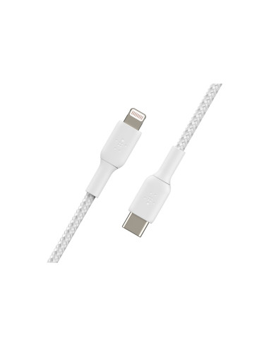 Belkin cable de conector Lightning, USB C 2 m Blanco