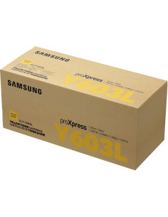 Samsung Cartucho de tóner amarillo de alto rendimiento CLT-Y603L
