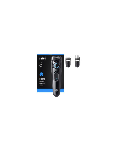 Braun BT3520 depiladora para la barba Batería 40 2 cm Negro, Azul