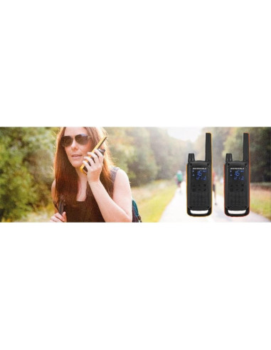 WALKIE TALKIE MOTOROLA T82 EXTREM IPX4 PACK 2UD