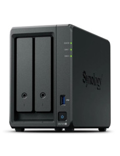 UNIDAD NAS SYNOLOGY DS725+ 2 HDD/SSD DISKTATION CPU 3.1GHZ 4GB BLACK