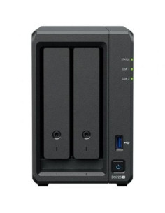 UNIDAD NAS SYNOLOGY DS725+ 2 HDD/SSD DISKTATION CPU 3.1GHZ 4GB BLACK 2