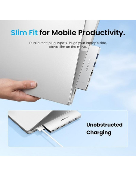 DOCKING USB-C VENTION 1X HDMI 4K/2X USB-A/2X USB-C/1X THUNDERBOLT/1X USB-C PD
