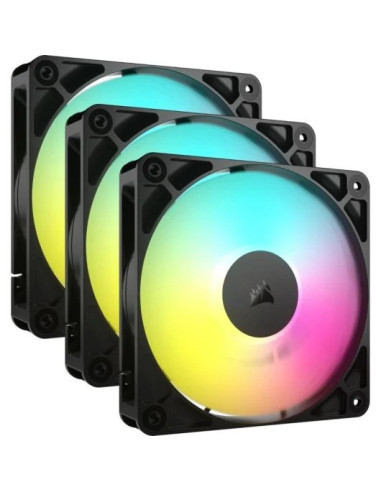 VENTILADOR 12CM CORSAIR RS120 ADICIONAL CHASIS ARGB ( PACK 3UD )