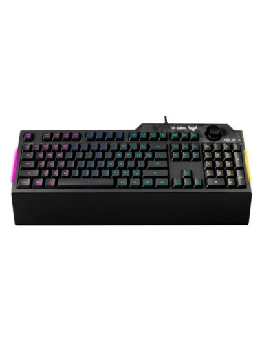 TECLADO ASUS TUF GAMING K1 RGB USB BLACK