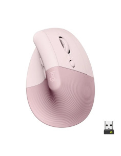 RATON LOGITECH LIFT VERTICAL WIRELESS ERGONOMIC 4000DPI 5 BOTONES ROSE
