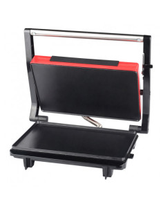 SANDWICHERA INOX PLACA LISA 750W ROJA MUVIP