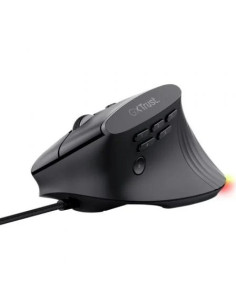 RATON TRUST GXT 145 REXXA USB RGB ERGONOMIC BLACK