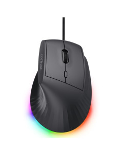 RATON TRUST GXT 145 REXXA USB RGB ERGONOMIC BLACK 2