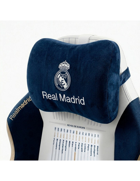 SILLA GAMING REAL MADRID EDITION OFICIAL TALLA R