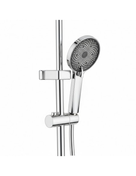 CONJUNTO DE DUCHA CON BARRA Y MONOMANDO CROMADO FONTASTOCK