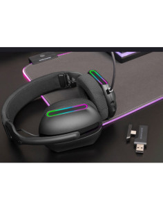 AURICULARES BLUETOOTH 5.3 GAMING ARGB 7.1 MHWPRO MARS GAMING 2