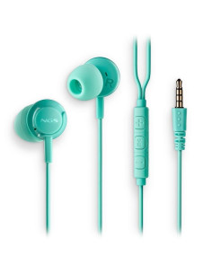 AURICULARES + MICROFONO NGS DRIFT IN EAR JACK 3,5MM GREEN MINT 2