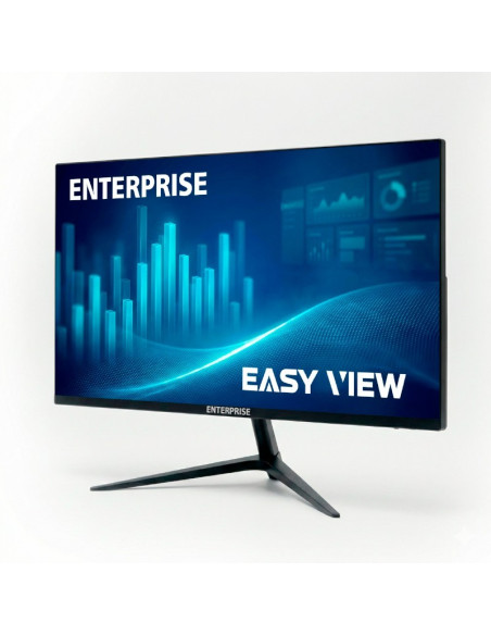 MONITOR ENTERPRISE EASY-VIEW 24 FULL-HD 120HZ VGA + HDMI VESA ULTRA THIN BORDER FREE 3YR GAR